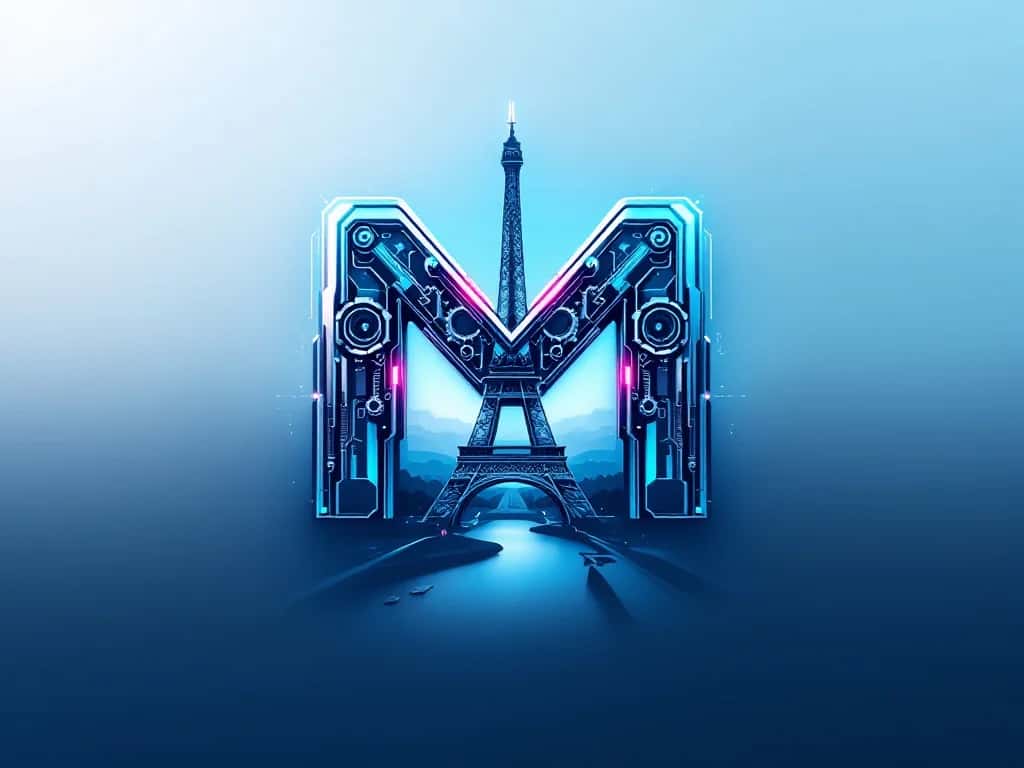 Абстрактная AI-визуализация, созданная моделью FLUX Pro